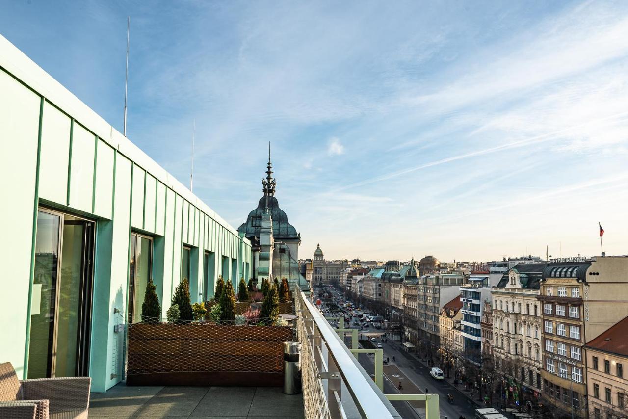 Wenceslas Square Terraces Prague Exterior photo
