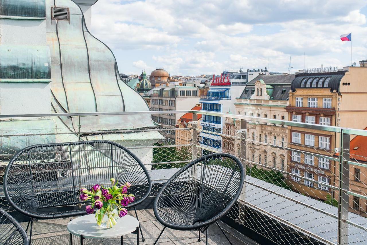 Wenceslas Square Terraces Prague Exterior photo